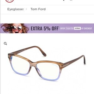 TOM FORD Frames never been worn.